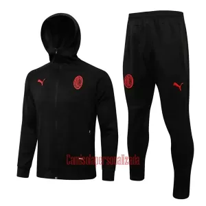 AC Milan Casaco Capuz Treino 22/23 Preto AC Milan Casaco Capuz Treino 22/23 Preto