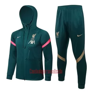 Liverpool Casaco Capuz Treino 22/23 Verde Liverpool Casaco Capuz Treino 22/23 Verde