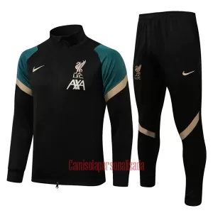 Liverpool Casaco de Treino Conjunto 22/23 Preto Verde Liverpool Casaco de Treino Conjunto 22/23 Preto Verde