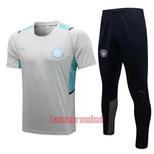 Manchester City Camisolas de Treino 22/23 Cinza Claro Manchester City Camisolas de Treino 22/23 Cinza Claro
