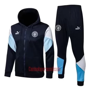 Manchester City Casaco Capuz Treino 22/23 Azul Manchester City Casaco Capuz Treino 22/23 Azul