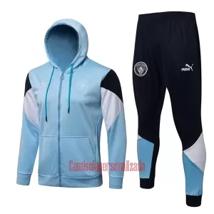 Manchester City Casaco Capuz Treino 22/23 Azul Claro Manchester City Casaco Capuz Treino 22/23 Azul Claro
