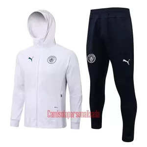 Manchester City Casaco Capuz Treino 22/23 Branco Manchester City Casaco Capuz Treino 22/23 Branco