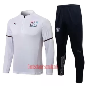 Manchester City Casaco de Treino Conjunto 22/23 Branco Manchester City Casaco de Treino Conjunto 22/23 Branco