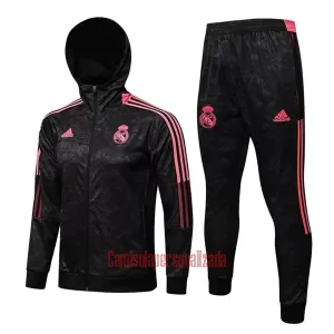 Real Madrid Casaco Capuz Treino 22/23 Preto Real Madrid Casaco Capuz Treino 22/23 Preto