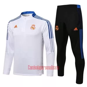 Real Madrid Casaco de Treino Conjunto 22/23 Branco Azul Real Madrid Casaco de Treino Conjunto 22/23 Branco Azul