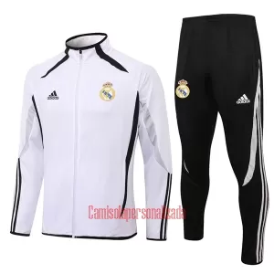 Real Madrid Casaco de Treino Conjunto 22/23 Branco Preto Real Madrid Casaco de Treino Conjunto 22/23 Branco Preto