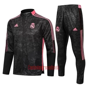 Real Madrid Casaco de Treino Conjunto Criança 22/23 Preto-Vermelho Real Madrid Casaco de Treino Conjunto Criança 22/23 Preto-Vermelho