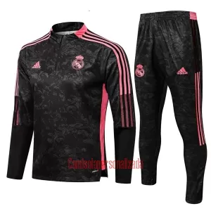 Real Madrid Casaco de Treino Conjunto Criança 22/23 Preto-Vermelho Real Madrid Casaco de Treino Conjunto Criança 22/23 Preto-Vermelho
