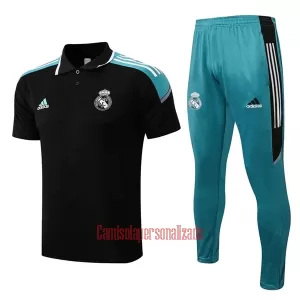 Real Madrid Polo de Treino 22/23 Preto Azul Real Madrid Polo de Treino 22/23 Preto Azul