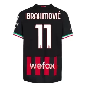 Camisolas AC Milan Zlatan Ibrahimović 11 Equipamento Principal 22/23 Camisolas AC Milan Zlatan Ibrahimović 11 Equipamento Principal 22/23