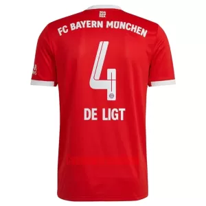 Camisolas FC Bayern de Munique Matthijs de Ligt 4 Equipamento Principal 22/23 Camisolas FC Bayern de Munique Matthijs de Ligt 4 Equipamento Principal 22/23