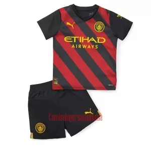 Camisolas Manchester City Criança Equipamento Alternativo 22/23 Camisolas Manchester City Criança Equipamento Alternativo 22/23