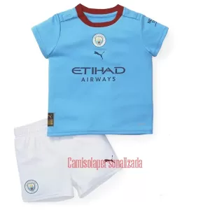 Camisolas Manchester City Criança Equipamento Principal 22/23 Camisolas Manchester City Criança Equipamento Principal 22/23