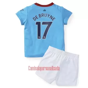 Camisolas Manchester City Kevin De Bruyne 17 Criança Equipamento Principal 22/23 Camisolas Manchester City Kevin De Bruyne 17 Criança Equipamento Principal 22/23