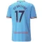 Camisolas Manchester City Kevin De Bruyne 17 Equipamento Principal 22/23