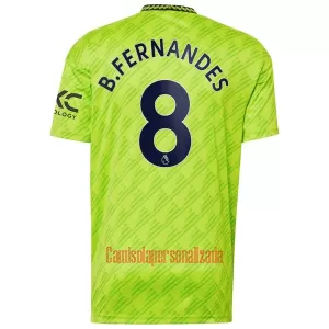 Camisolas Manchester United Bruno Fernandes 8 Equipamento Terceiro 22/23