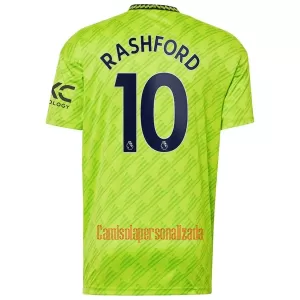 Camisolas Manchester United Marcus Rashford 10 Equipamento Terceiro 22/23