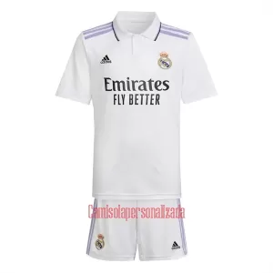 Camisolas Real Madrid Criança Equipamento Principal 22/23 Camisolas Real Madrid Criança Equipamento Principal 22/23