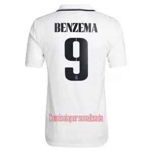 Camisolas Real Madrid Karim Benzema 9 Equipamento Principal 22/23 Camisolas Real Madrid Karim Benzema 9 Equipamento Principal 22/23