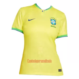 Camisolas Brasil Mulher Equipamento Principal Mundial 2022 Camisolas Brasil Mulher Equipamento Principal Mundial 2022