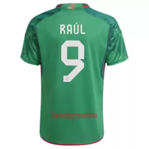 Camisolas México Raul 9 Equipamento Principal Mundial 2022