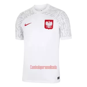 Camisolas Polônia Equipamento Principal Mundial 2022 Camisolas Polônia Equipamento Principal Mundial 2022