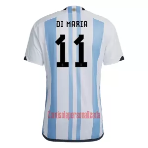 Camisolas Argentina Ángel Di María 11 Equipamento Principal Mundial 2022 Camisolas Argentina Ángel Di María 11 Equipamento Principal Mundial 2022