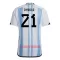 Camisolas Argentina Paulo Dybala 21 Equipamento Principal Mundial 2022