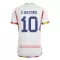 Camisolas Bélgica Hazard 10 Equipamento Alternativo Mundial 2022