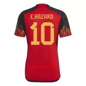 Camisolas Bélgica Hazard 10 Equipamento Principal Mundial 2022 Camisolas Bélgica Hazard 10 Equipamento Principal Mundial 2022