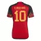 Camisolas Bélgica Hazard 10 Equipamento Principal Mundial 2022