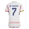 Camisolas Bélgica Kevin De Bruyne 7 Equipamento Alternativo Mundial 2022