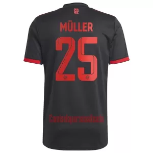 Camisolas FC Bayern de Munique Thomas Müller 25 Equipamento Terceiro 22/23 Camisolas FC Bayern de Munique Thomas Müller 25 Equipamento Terceiro 22/23