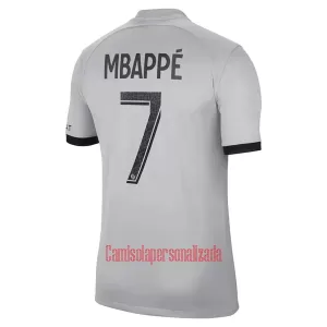Camisolas Paris Saint-Germain Kylian Mbappé 7 Equipamento Alternativo 22/23