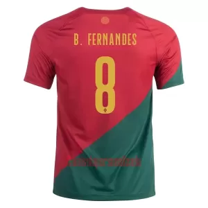 Camisolas Portugal Bruno Fernandes 8 Equipamento Principal Mundial 2022 Camisolas Portugal Bruno Fernandes 8 Equipamento Principal Mundial 2022