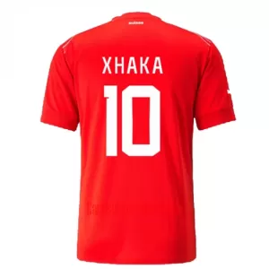 Camisolas Suíça Xhaka 10 Equipamento Principal Mundial 2022 Camisolas Suíça Xhaka 10 Equipamento Principal Mundial 2022
