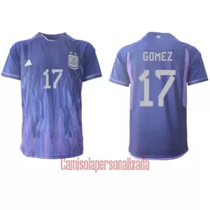 Camisolas Argentina Alejandro Gomez 17 Equipamento Alternativo Mundial 2022 Camisolas Argentina Alejandro Gomez 17 Equipamento Alternativo Mundial 2022