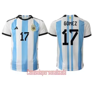 Camisolas Argentina Alejandro Gomez 17 Equipamento Principal Mundial 2022 Camisolas Argentina Alejandro Gomez 17 Equipamento Principal Mundial 2022