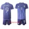 Camisolas Argentina Julián Álvarez 9 Criança Equipamento Alternativo Mundial 2022