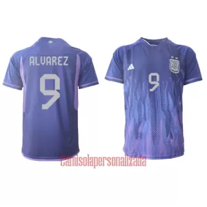 Camisolas Argentina Julián Álvarez 9 Equipamento Alternativo Mundial 2022 Camisolas Argentina Julián Álvarez 9 Equipamento Alternativo Mundial 2022