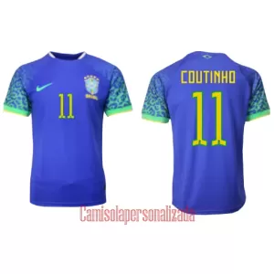 Camisolas Brasil Philippe Coutinho 11 Equipamento Alternativo Mundial 2022 Camisolas Brasil Philippe Coutinho 11 Equipamento Alternativo Mundial 2022