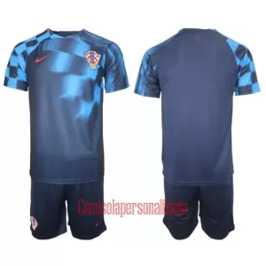 Camisolas Croácia Criança Equipamento Alternativo Mundial 2022