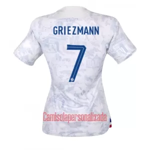 Camisolas França Antoine Griezmann 7 Mulher Equipamento Alternativo Mundial 2022