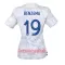 Camisolas França Karim Benzema 19 Mulher Equipamento Alternativo Mundial 2022