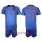Camisolas Holanda Steven Bergwijn 7 Criança Equipamento Alternativo Mundial 2022