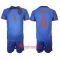 Camisolas Holanda Virgil van Dijk 4 Criança Equipamento Alternativo Mundial 2022