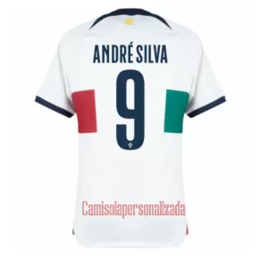 Camisolas Portugal Andre Silva 9 Equipamento Alternativo Mundial 2022 Camisolas Portugal Andre Silva 9 Equipamento Alternativo Mundial 2022