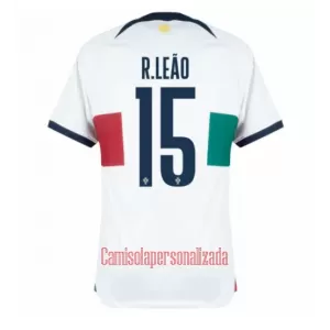 Camisolas Portugal Rafael Leão 15 Equipamento Alternativo Mundial 2022 Camisolas Portugal Rafael Leão 15 Equipamento Alternativo Mundial 2022