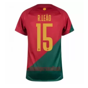 Camisolas Portugal Rafael Leão 15 Equipamento Principal Mundial 2022 Camisolas Portugal Rafael Leão 15 Equipamento Principal Mundial 2022